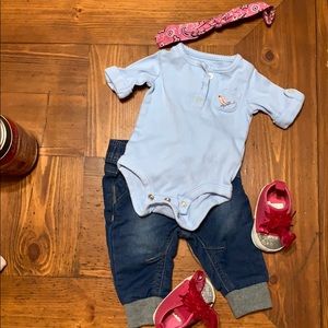 🎀Baby 3/4 sleeve onesie